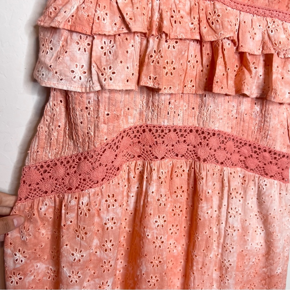 TULAROSA Rumer Eyelet High-Low Dress. Size Small - Picture 9 of 14
